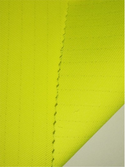XX-FSSY/YULG  CVC FR anti-static twill fabric  10S*10S/74*44  340GSM 側面照